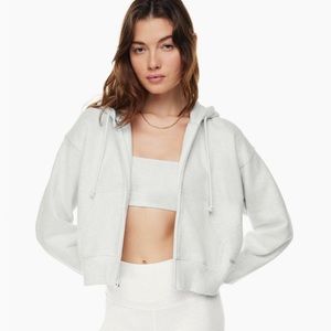 TNA Fleece Boyfriend Boxy Zip Hoodie